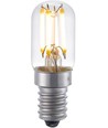 E14 3W dimbar LED-rörlampa - 5,5cm, filament, 2500K, klart glas