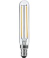 E14 4W dimbar LED-rörlampa - 11,5cm, filament, 2500K, klart glas