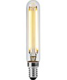 E14 4W dimbar LED-rörlampa - 11,5cm, filament, 2500K, klart glas