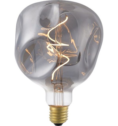 E27 4W XL Flex Mystery LED-lampa - G125, 100lm, 2200K, Smoke, dimbar