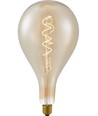 E27 4W XXL Filament LED-lampa - A157, 2000K, guldglas, dimbar