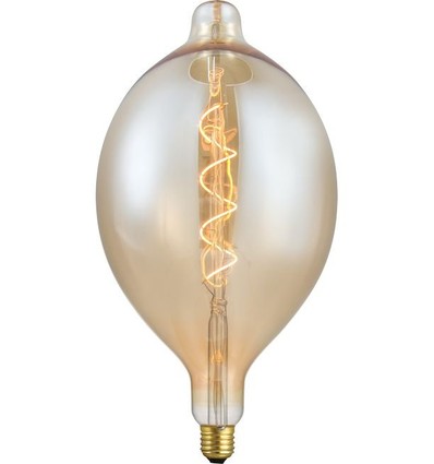 E27 4W XXL Flex Filament LED-lampa - 34cm, 2000K, Guld, dimbar