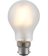 BA22d 5,5W dimbar LED-lampa - A60, filament, frostat glas, 2500K