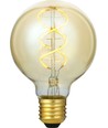 E27 5W 3-stegs dimbar LED-lampa - G80, Gold, Flex filament, 2200K, 460lm