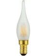 E14 1,8W dimbar LED-kronlampa - C23, Mini Tip Candle, 2000K, matt glas