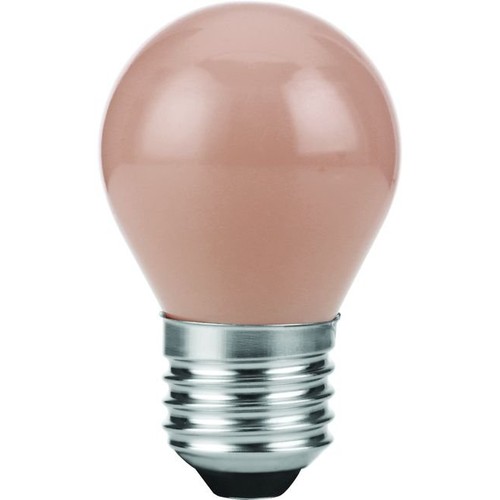 E27 4,5W dimbar LED-kronlampa - G45, Filament, 1800K Flame, 250lm