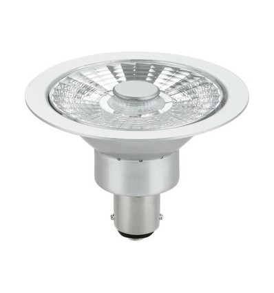 BA15d AR70 8W LED-lampa, 12V - 480lm, 30°, dimbar, varmvit
