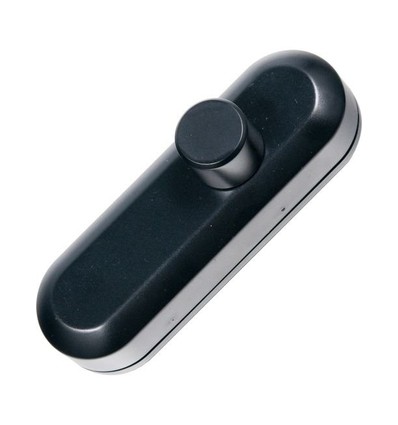 Sladdimmer för LED, 0-25W - Bakkantsstyrning, svart vred