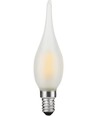 E10 1,5W LED filament kronljus - C23, 90lm, 2500K, matt glas