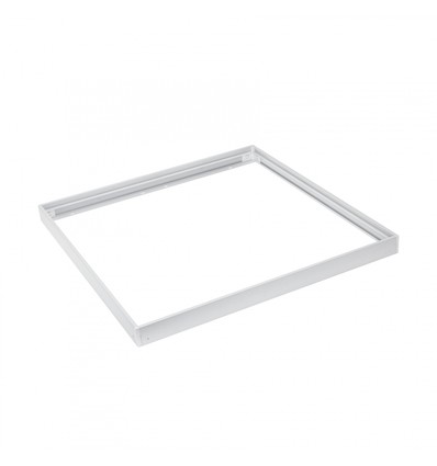 Ram för 60x60 LED-panel - Vit, för direktmontering, 65mm hög