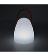 Laddningsbar RGB LED-bordslampa Ø12,8cm - Vit, inkl. fjärrkontroll, IP54 utomhus