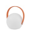 Laddningsbar RGB LED-bordslampa Ø13cm - Vit, inkl. fjärrkontroll, IP54 utomhus