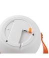 Laddningsbar RGB LED-bordslampa Ø13cm - Vit, inkl. fjärrkontroll, IP54 utomhus