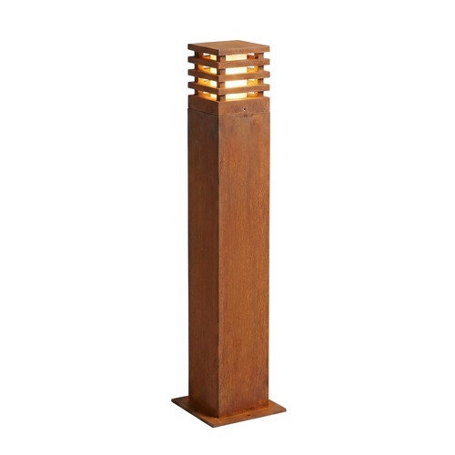 Corten 11W trädgårdslampa - 70 cm, IP65 utomhus, inkl. ljuskälla