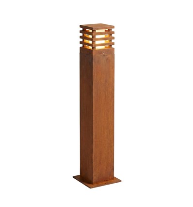 Corten 11W trädgårdslampa - 70 cm, IP65 utomhus, inkl. ljuskälla
