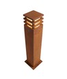 Corten 11W trädgårdslampa - 70 cm, IP65 utomhus, inkl. ljuskälla