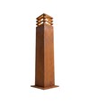 Corten 11W trädgårdslampa - 70 cm, IP65 utomhus, inkl. ljuskälla