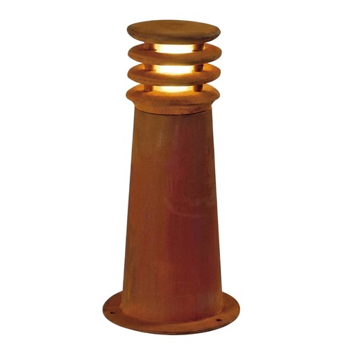 Corten 11W trädgårdslampa - 40 cm, IP65 utomhus, inkl. ljuskälla