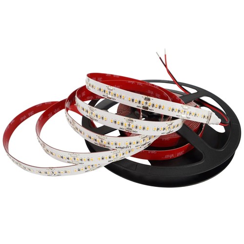 Outlet: 5m LightMore LED-strip - 24V, 3W/m, 540LM/m, 3000K, IP20, Ra90