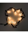 10-pack markspotlights - 0,5W, rund, rostfritt stål, komplett inkl. strömförsörjning