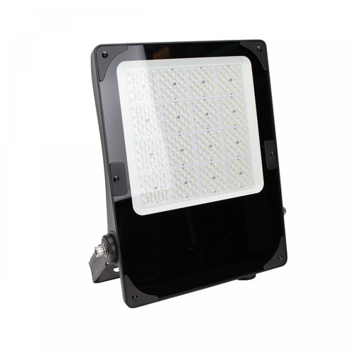 200W LED-strålkastare - IP66, IK08, svart, neutralvit
