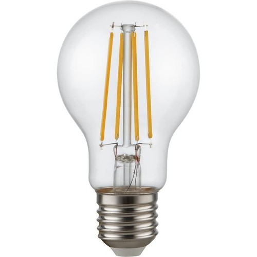 E27 4,7W dimbar LED-lampa - A60, filament, 470lm, 2200K, klart glas