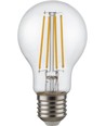 E27 4,7W dimbar LED-lampa - A60, filament, 470lm, 2200K, klart glas