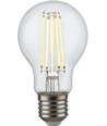 E27 4,7W dimbar LED-lampa - A60, filament, 470lm, 2200K, klart glas