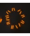 1,1W LED-modul - 12V DC, IP66, vattentät gul, perfekt för skyltar och speciallösningar