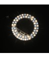21,5cm / 24/18/12W LED-insats med linser - Flicker free, valbar CCT, ersätter G24, cirkelrör och kompaktrör