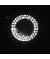 21,5cm / 24/18/12W LED-insats med linser - Flicker free, valbar CCT, ersätter G24, cirkelrör och kompaktrör