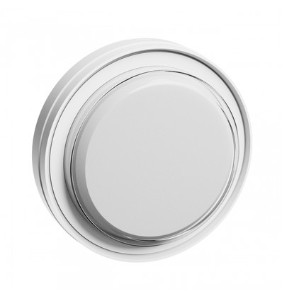 10W Pastilo CCT LED vägglampa - IP54, IK10, 120lm/W, Ø18cm, 3-i-1 CCT, vit, utomhus/inomhus