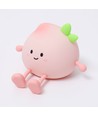 MOCHI persika nattlampa - Silikon, touch dimbar, IP20 inomhus