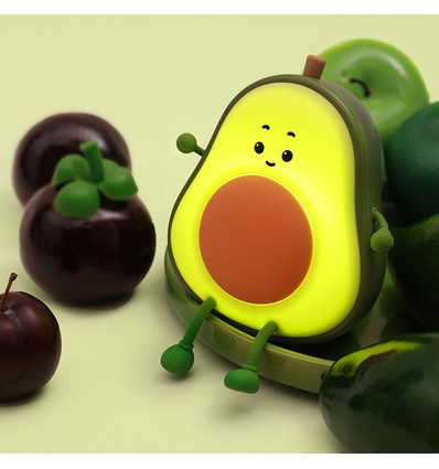 MOCHI Avocado nattlampa - Silikon, touch dimbar, IP20 inomhus