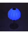 Laddningsbar RGB LED bordslampa - Vit, inkl. fjärrkontroll, IP20 inomhus