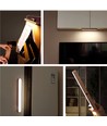 3W Laddningsbar vägglampa - IP20, Trä, 360° roterbar, inkl. ljuskälla