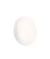 8W LED Technic vägglampa - IP54, IK10, rund, vit, inkl. ljuskälla