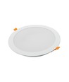 24W Ø22cm LED infälld panel - IP54 utomhus, Hål: Ø19,5 cm, Mått: Ø22 cm