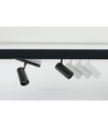 10W RA90 SHIFT skenspotlight - 24 grader, svart