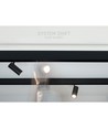 6W dimbar SHIFT Smart Spot S - 24°, CCT, svart, Ø35x142x106mm, Zigbee
