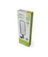 200W skymnings LED gatulampa - Skymningssensor, Ø60 mm, grå, IP65, IK09, 230V