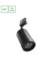 20W PAVA BASIC 3-fas skenspot - Justerbar CCT, 111lm/W, 20-45°, svart