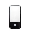 20W LED vägglampa med sensor - 4000K, IP54, rörelsesensor, utomhus