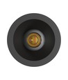 7W LED utanpåliggande spot, CCT - 3 ljusfärger, Ø9cm, svart, UGR19, 45° spridning