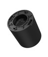7W LED utanpåliggande spot, CCT - 3 ljusfärger, Ø9cm, svart, UGR19, 45° spridning