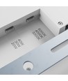 40W Nymphea Fusion LED taklampa, 135lm/W - Justerbar 20/30/40W, CCT, IP44 våtrum, Ø33cm, vit kant