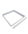 600x600 Algine ram - för monterad armatur, ytmonterad, fast, vit