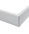 600x600 Algine ram - för monterad armatur, ytmonterad, fast, vit