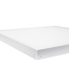 Ram till 60x60 LED panel - Samlas snabbt, plasthörn,Utan synliga skruvar, vit kant