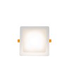 18W 17x17cm LED infällnadspanel - IP54 utomhus, hål: 14,5 x 14,5 cm, mått: 17 x 17 cm